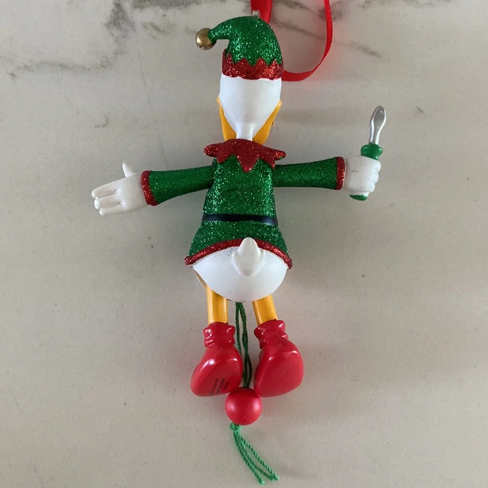 Disney Donald Duck Elf Marionette Ornament - Picture 5 of 6